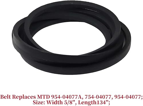 Miniatura 4 de Paquete de 3 husillos 918 06981 con correa 954-04077A que reemplazan a MTD 618-06981, 918-06981 para Cub Cadet XT1-LT50, XT2-LX50, Columbia