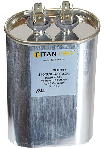 TITAN PRO TOCF45 Motor Run Capacitor 45 MFD 4-15/16 In. H WLM