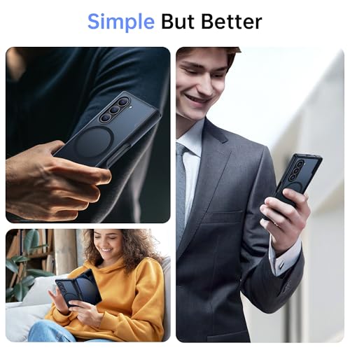 Coque Z Fold 7 charnière protégée avec vitre intégrée antichoc fine
