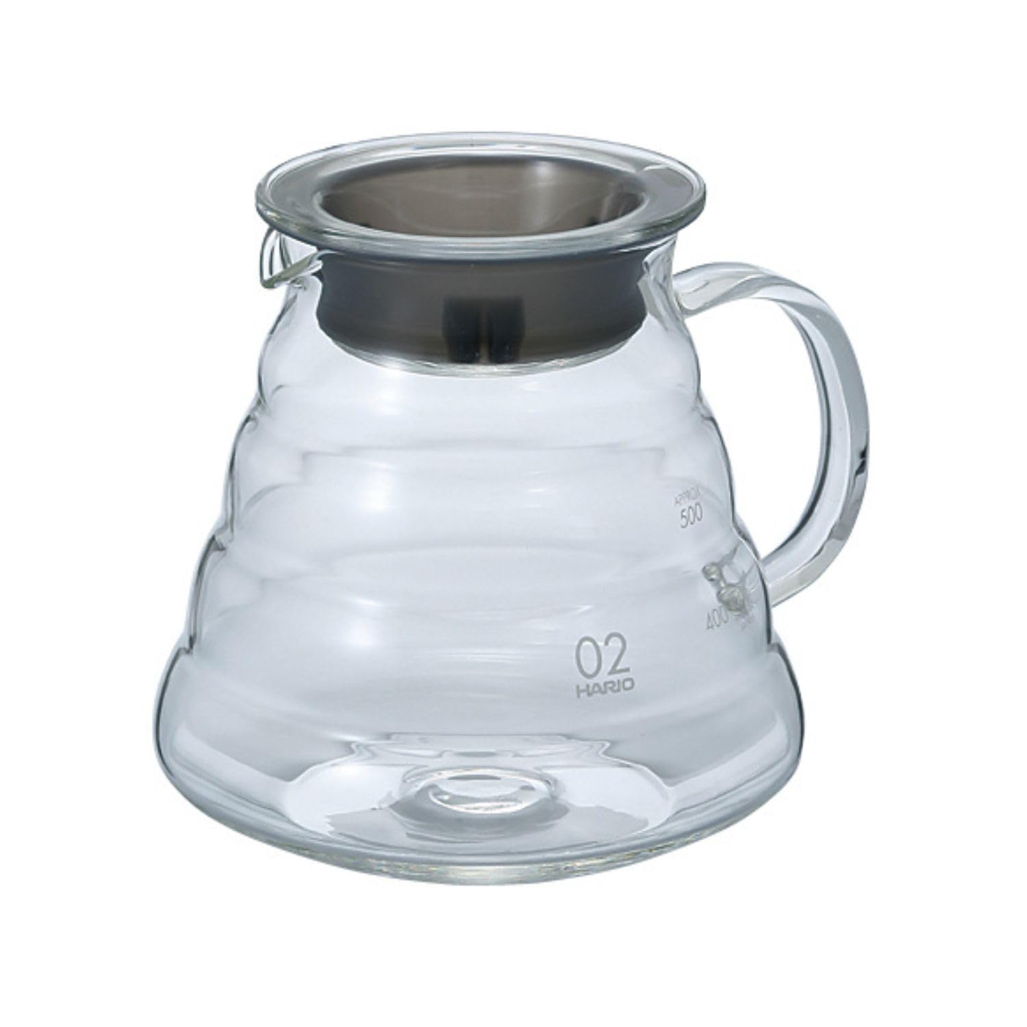 HARIO(ハリオ) V60グラスサーバー600クリア 600ml 2-5杯用 電子レンジ可 XGSR-60-TB商品画像