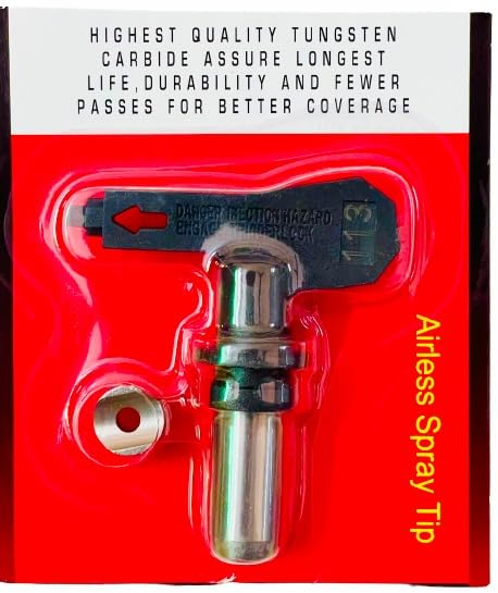 Airless Spray Gun Tip and Tip Seal for Graco/Wagner/Titan/Jaguar Paint Spray Nozzle Size 113