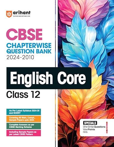 Image of (Old Edition) Arihant CBSE Chapterwise Question Bank 2025-2016 for Class 12 English Core