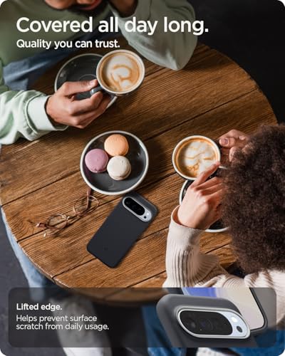 Image of Spigen Nano Pop MagFit for Google Pixel 10 Pro XL Case, Pixel 10 Pro XL Back Cover (2025) - TPU+Poly Carbonate|Black Sesame