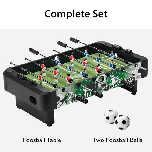 Mainstreet Classics 36-Inch Table Top Foosball/Soccer Game, Multicolor