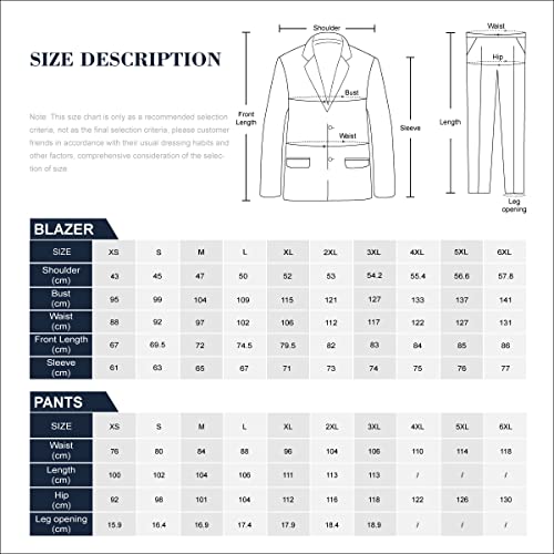 Allthemen herenkostuum, slimfit, 2-delig zakelijk herenpak, colbert en kostuumbroek - Image 8