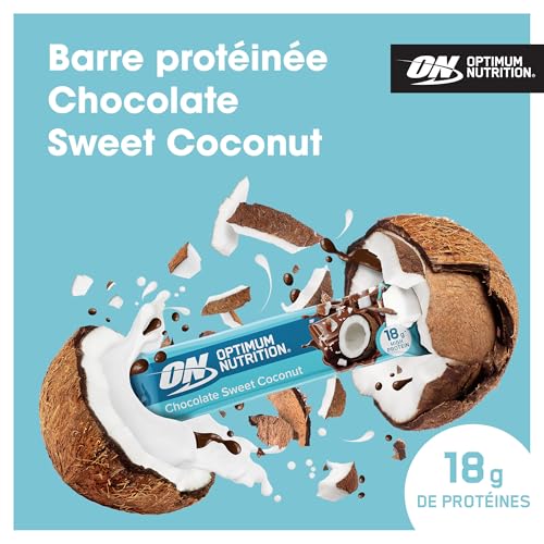 Optimum Nutrition Coconut Protein Bar (12x59g) Chocolat Sweet Noix de coco – Image 3