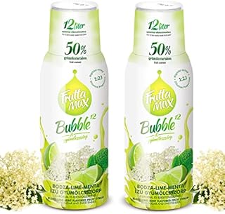 2 Pack - FruttaMax - Fruit Syrup Concentrate | Less Sugar | with 50% Fruit Content | Suitable for soda Machine (2x500ml) (2 x Cherry)