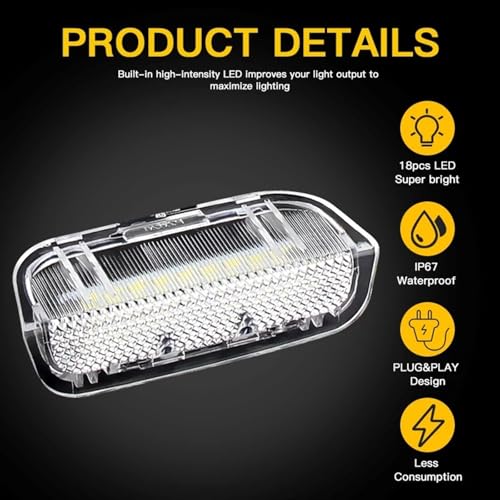 Lámpara de techo interior LED para iluminación de equipaje en Panamera 5