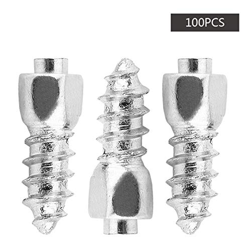 100 StüCke 12Mm Anti Skid Reifen Schraube, rutschfeste Schnee Reifenbolzen Auto Reifen Stud Spikes Rad Schnee Ketten Für Auto Fahrzeug LKW Motorrad Reifen Winter