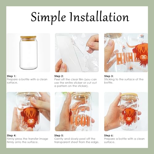 AFRITEE UV DTF Cup Wrap - 4 Sheets Sunflower UV DTF Cup Wraps for 20 oz Glass Water Bottle, Boho Flower Gnome Uvdtf Transfer Stickers for Mug Coffee Cups DIY Home Crafts Creative Gifts