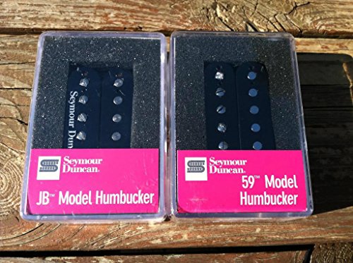 Seymour Duncan ハムバッカー ピックアップセット SH-4 JB Bridge & SH-1 '59 ネック ブラック