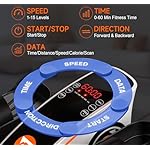 Under Desk Elliptical, Upgraded 15 Adjustable Speeds Leg Exerciser While Sitting for Seniors with Forward & Reverse Direction, Ellipse Leg Exerciser with Touch LED Display Monitor and Remote Control