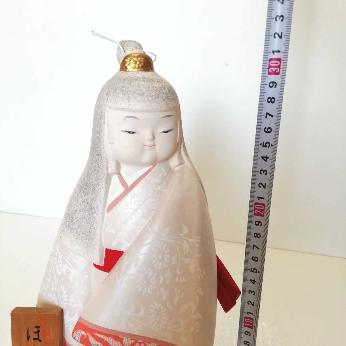 Amazon | 博多人形 明歳 作 通産大臣賞受賞 『ほゝえみ』 高さ
