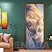 QHOXAI Türposter Innentür Selbstklebend Türtapete Türfolie 85X205Cm Tierische Katze Kreativ Dekoration Türsticker Türbild Türtapeten Poster Abnehmbare Wandbilder Für Schlafzimmer Wohnzimmer
