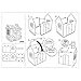 NAKELUCY DIY Cartón Grande para Colorear Artesanía Creativa Casa de Juegos, 2.2...