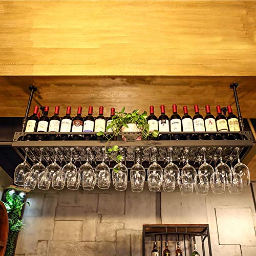 Casier à vin mural et porte-bouteille suspendu pour bar - 2