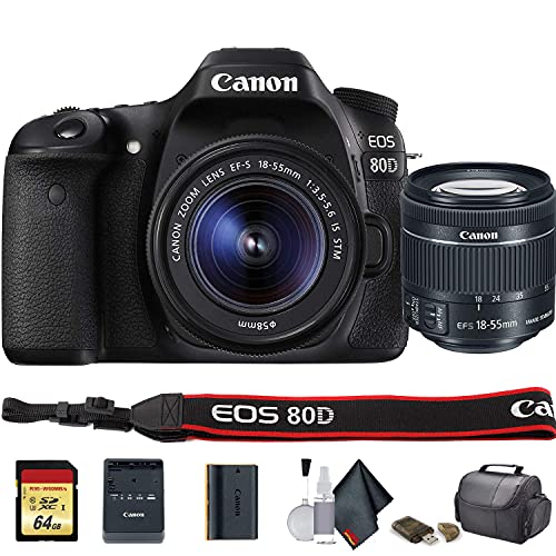 保証付き/デジタル 一眼レフ カメラ Canon EOS 80D望遠レンズセット キヤノン（Canon） Canon EOS 80D ダブルレンズセット カメラ レンズ