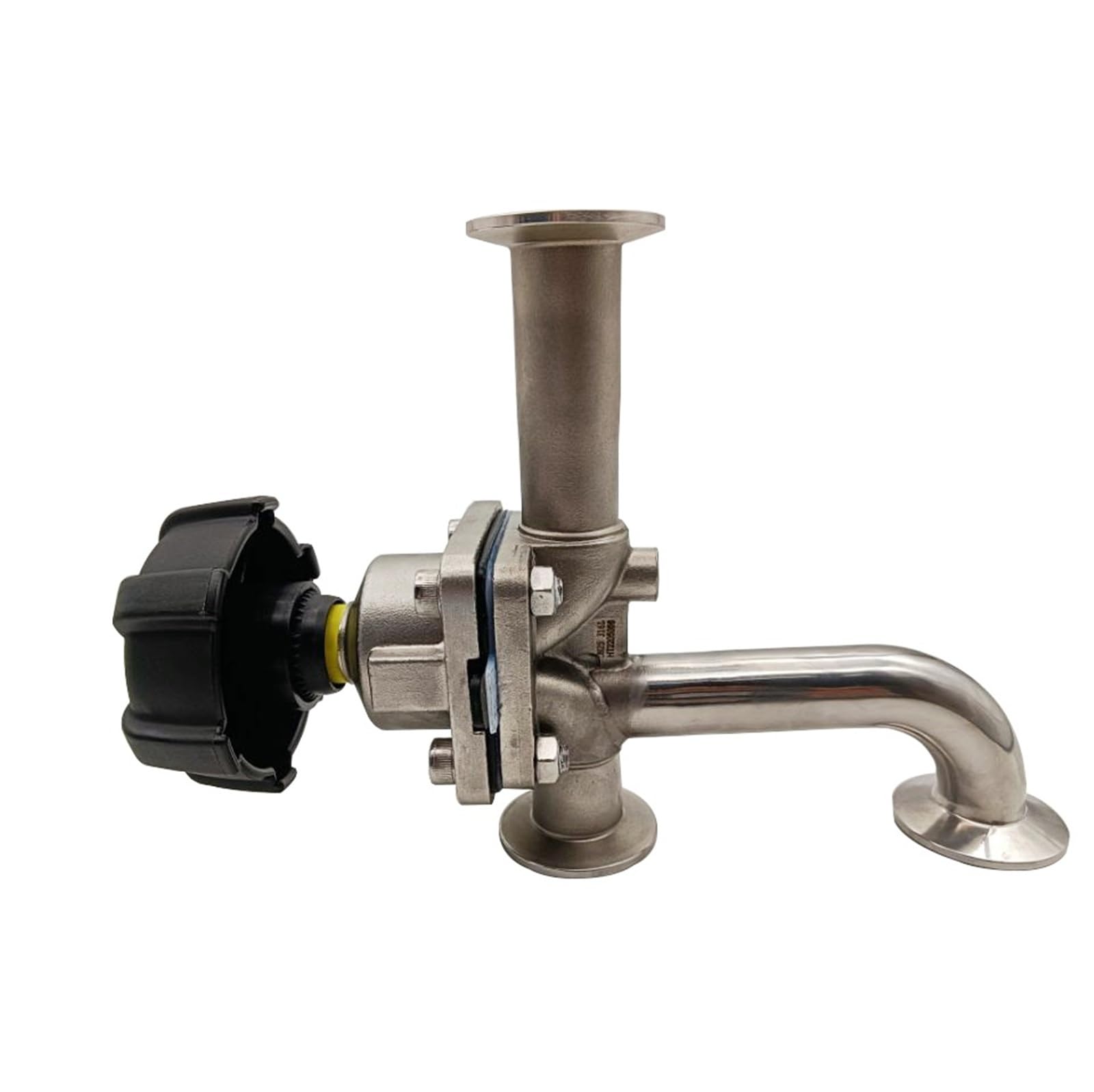 Trgyjgkf One Color 25.4Mm Ss316l Food Grade 3-Way Elbow Type Clamping Diaphragm Valves
