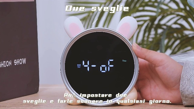 Sveglia Bambini YUANZ Con Luce Notturna | Regolabile, Attivazione Vocale - Batteria 1500mAh