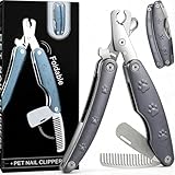 【‌Clearance Sale of Old Editions‌】 Heavy Duty Dog Nail Clipper for Large Dog Thick Nail, 3in1 Professional Dog Nail Trimmer Sharp Blade