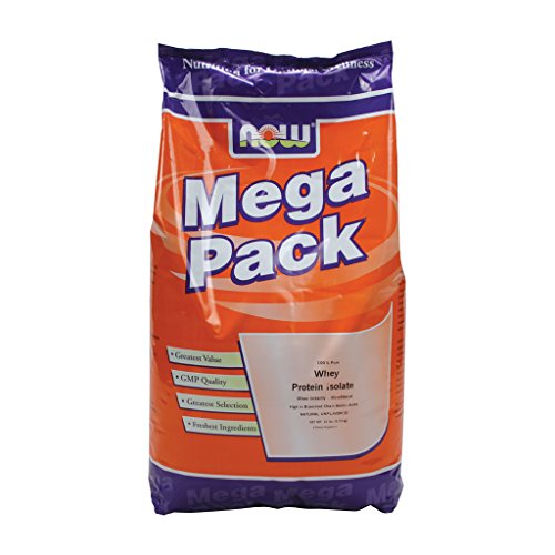 Now Foods Whey Protein Isolate Unflavored - 10 lbs. 6 Pack