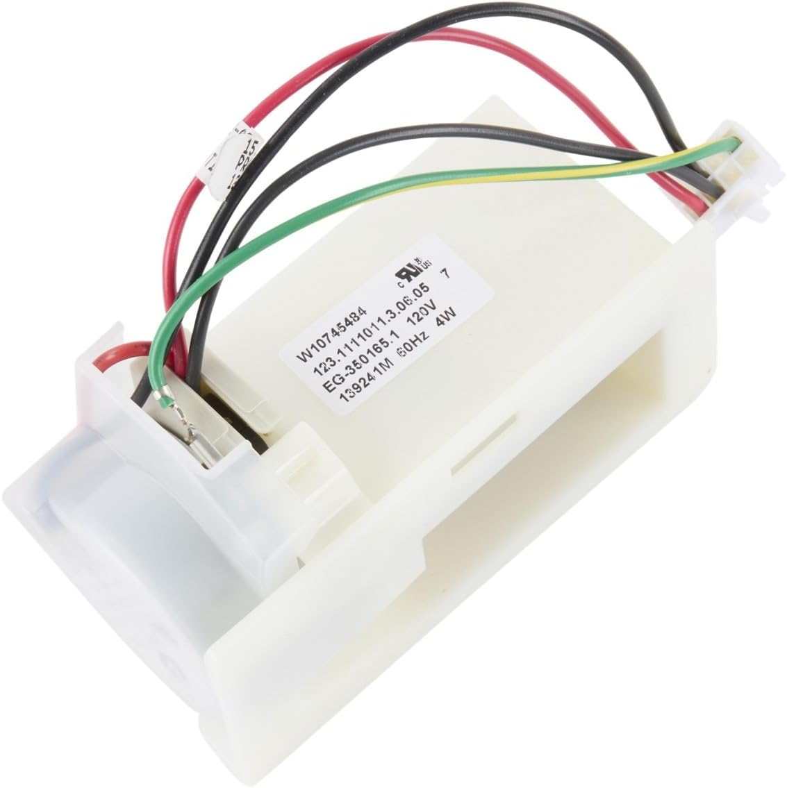 Whirlpool W11087463 OEM Refrigerator Air Damper Control Assembly, White