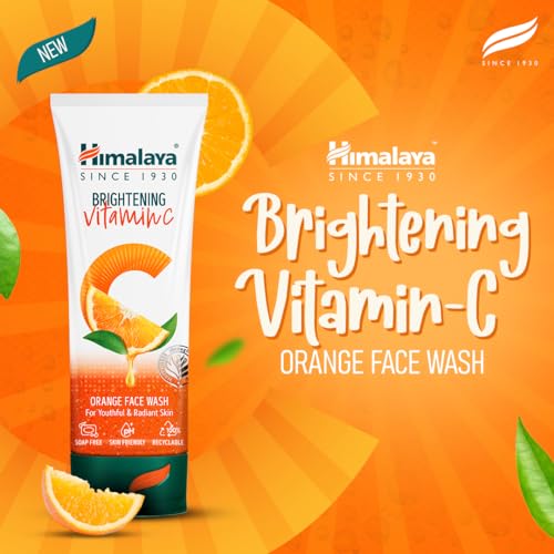 Himalaya Brightening Vitamin C Orange Face Wash 100ml - Image 4