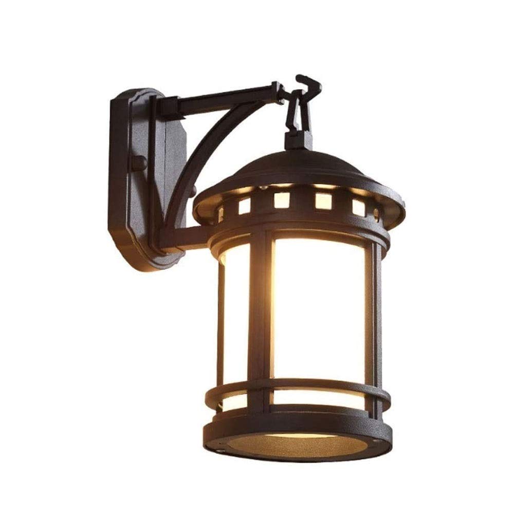 Wall Sconce Wall Lamp European Outdoor Wall Lamp Waterproof Courtyard Lighting Creative American Retro Outdoor Balcony Exterior Aisle Corridor Stairs for House,Villa,Bar,Restaurants Waterproof