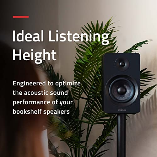 Fluancefloorspeakerstandsforsurroundsoundandbookshelfspeakerswithsolidconstructionadjustablefloorspikesrubberisolationfeetcablemanagementsquarebasematteblackpairss05s Urban Country Home Decor Fluance floor speaker stands for surround sound and bookshelf speakers with solid construction adjustable floor spikes rubber isolation feet cable management square base matte blackpair ss05s urban country home decor