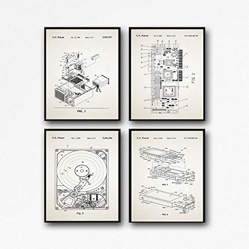 Affiche informatique WB160 pour habiller un mur de bureau vide et terne