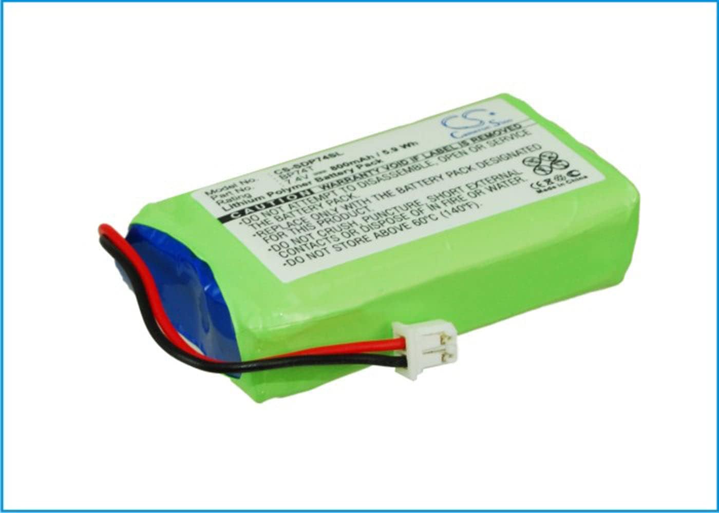 VINTRONS 800mAh Replacement Battery for DOGTRA Transmitter 2500B, Transmitter 2502B
