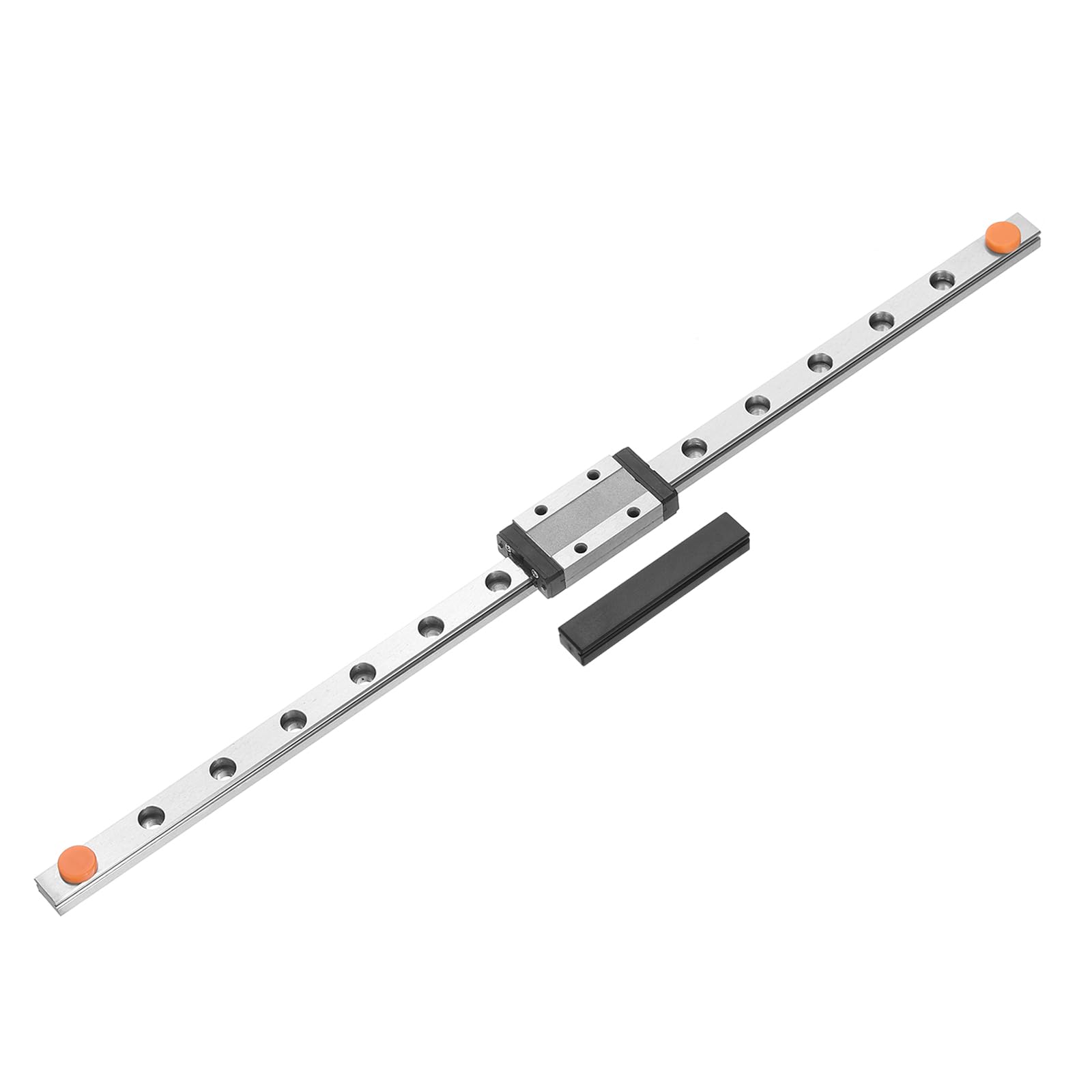uxcell MGN9 300mm Linear Guide Rail with MGN9H Sliding Carriage Block Bearing Steel and Plastic Mini MGN12 Linear Guide for DIY 3D Printers and CNC