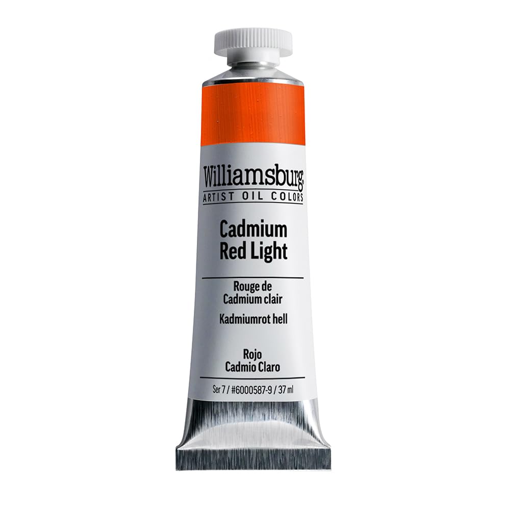 Peinture Cadmium Red Light Williamsburg 37ml pour illuminer vos ateliers
