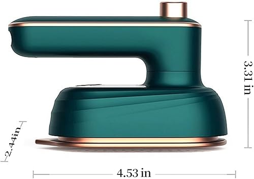 Miniatura 2 de Vaporizador para ropa, mini máquina de planchar, vaporizador de mano giratorio de 180, 38 W, vaporizador de viaje plegable para tela, ropa,