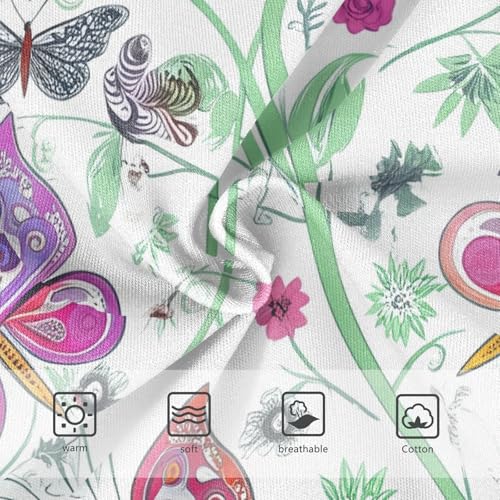 Toddler Underwear Custom 2t Cotton Cute Panties Girl Aesthetic Undies Kids Briefs Vibrant Colorful Butterflies3