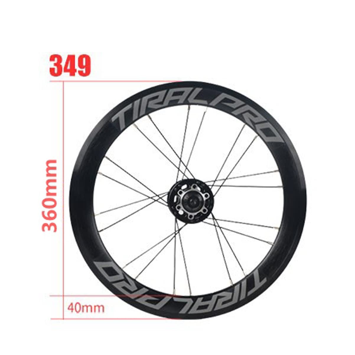 Llantas BMX 349 Juego Ruedas Bicicleta 16 Pulgadas Freno De Disco Llanta | Liberación Rápida Rueda Delantera Y Trasera Bicicleta Para Volante Cassette 7 -11 Velocidades(Silver)