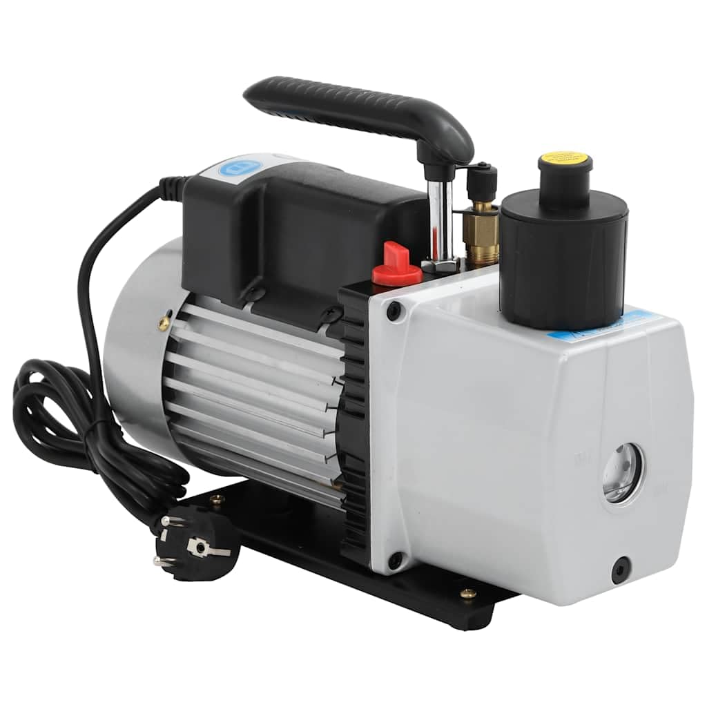 2-Stufige Vakuumpumpe 50 L/Min für Klimaanlage Kältemittel, Unterdruckpumpe mit Aluminiumgehäuse und Ölschauglas, geeignet für Kühlsysteme und Vakuumverpackung