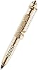 Multifunctional Pen Self Defense Pen Ballpoint Pen Military Multifunction Ballpoint Pen Spinner Portable Multipurpose Non-Slip Aluminum Writing Tool for Outdoor Camping Hiking Gold