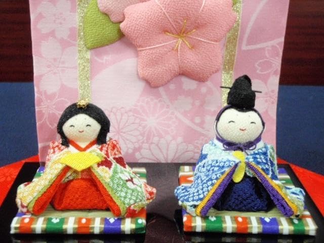 47幅 ちりめん ひな人形 10人揃い 雛人形 京都製