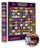 Atlas & Green Top 100 Musical-Poster. Top 100 Rubbel-Musical-Poster. Geschenk-Tube. Filmposter-Aufkleber