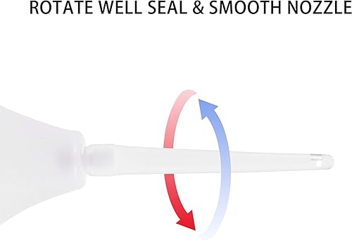 Miniatura 2 de Bombilla de enema rectal para hombres – Ducha anal para mujeres, libre de BPA y ftalatos reutilizable, limpiador clyster vaginal o anal con boquilla