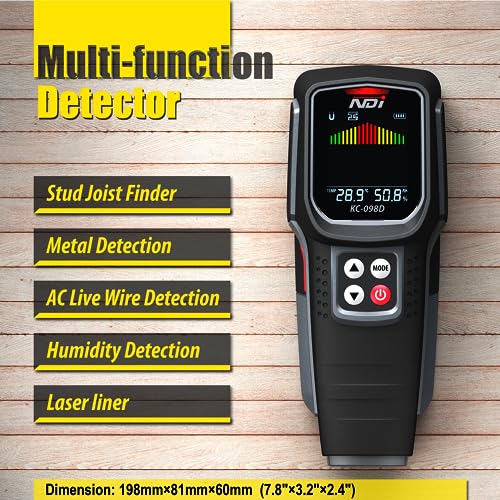 Scanner de parede multifuncional com revestimento a laser, ferramenta de enquadramento de metal, loc