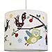 Produktbild Anna Wand Hängelampe Funny Forest  Lampenschirm für Kinder/Baby Lampe mit Vögeln & Tieren aus dem Wald  Sanftes Kinderzimmer Licht Mädchen & Junge  ø 40 x 34 cm