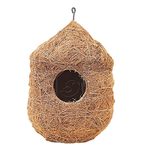 PetNest-CR-2-Safest-Round-Organic-Bird-Nest-Purely-Handmade-Sparrow-Brown-2-Nos-2-Piece