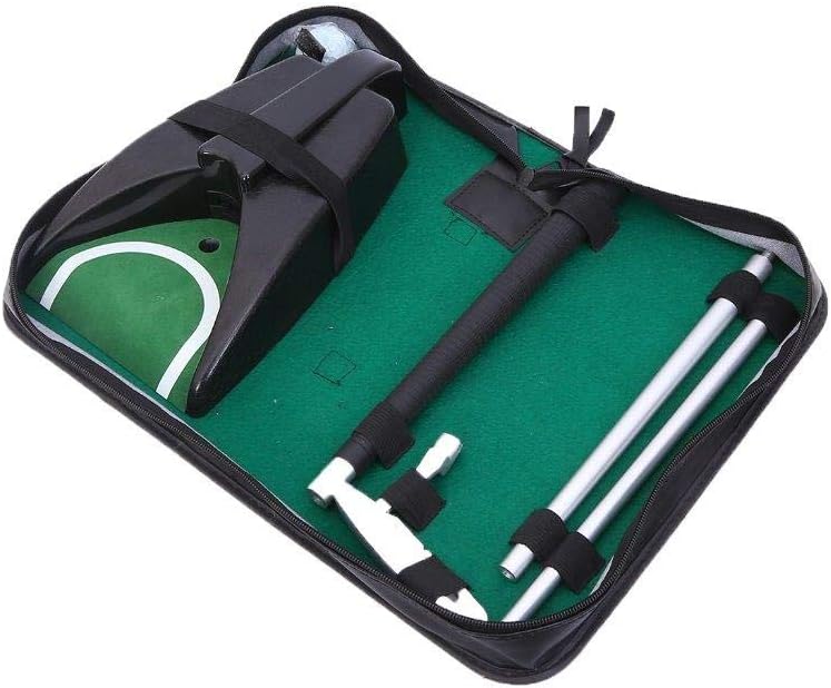 USGOLFER Complete Executive Indoor Golf Putter Cup Kit with Golf Putter,Ball,&amp; Auto Ball Return Cup for Golf Practice &amp; Fun