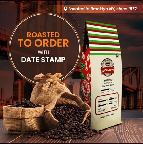Nicoletti Old School 1972 Espresso Roast En Grano 2 lb miniatura 5