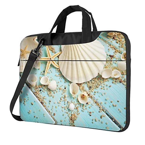 Sacoche PC portable 13-14" motif mer et vacances pour le bureau