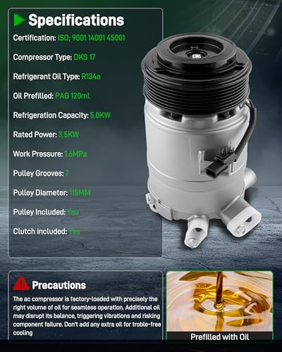 Image of CO11319C Air Conditioner A /C Compressor for Infiniti, for Nissan