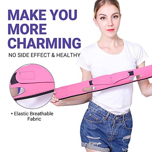 Reusable Facial Slimming Strap, Double Chin Reducer Chin Strap, V Line Shaping Face Strap, Face Lift Belt For Women #TOP4
