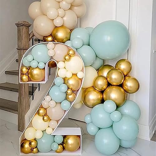 Image of White Sand Balloons 60pcs 5inch Small Beige Balloon for Balloon Garland Arch 5'' Round Mini Neutral Cream Nude Latex Balloon for Birthday Party Decoration DIY Baby Shower Wedding Annversary